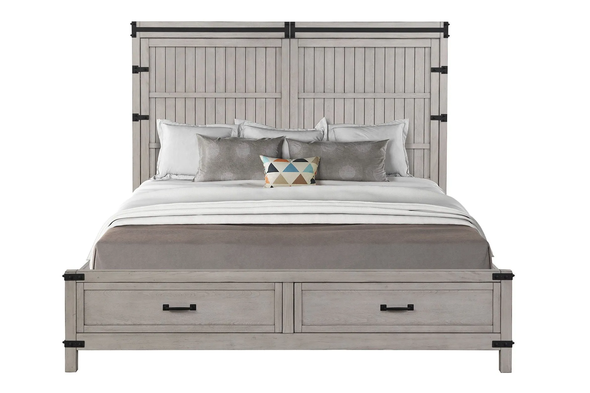 Alexandria - Storage Wood Bed by Couch.com