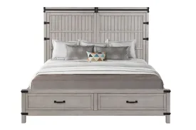 Alexandria - Storage Wood Bed by Couch.com