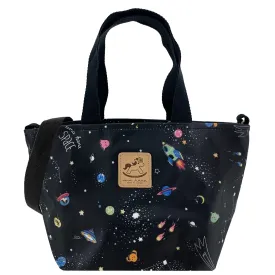 Black Galaxy Mini Travel Tote