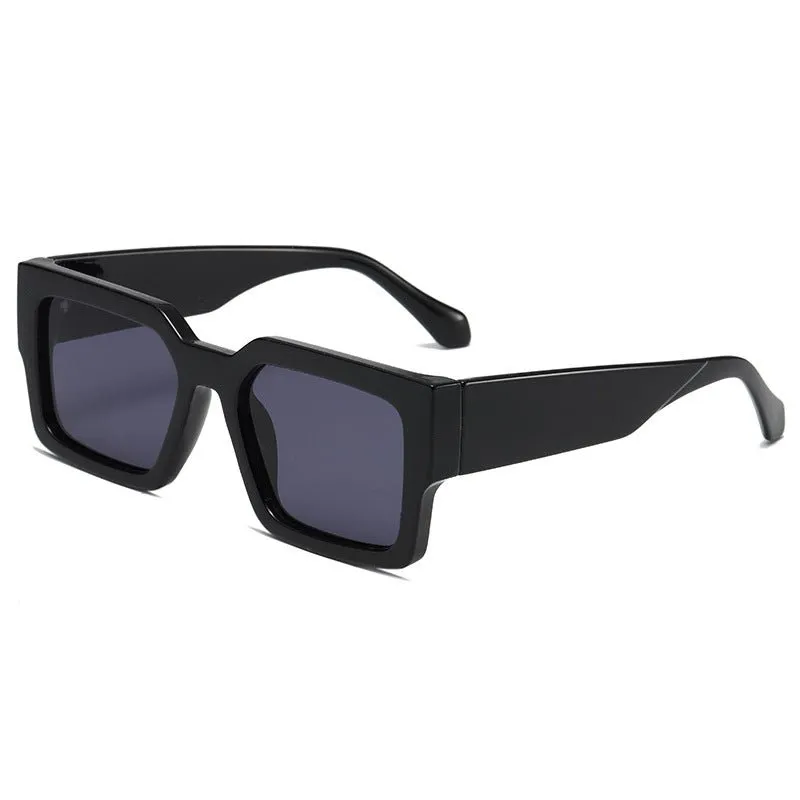 Broad Frame Retro Sunglasses