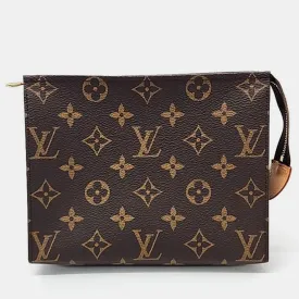 Brown Monogram Canvas Toiletry Pouch