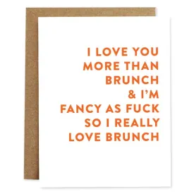 Brunch Love Card