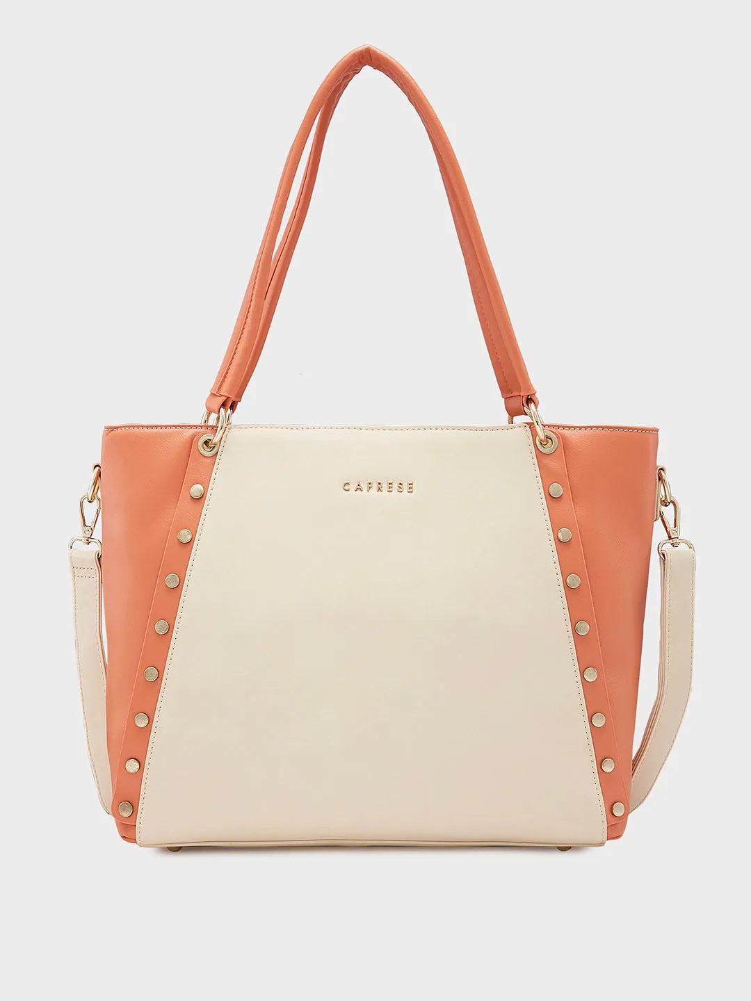 Caprese Shelby Laptop Tote Large Beige