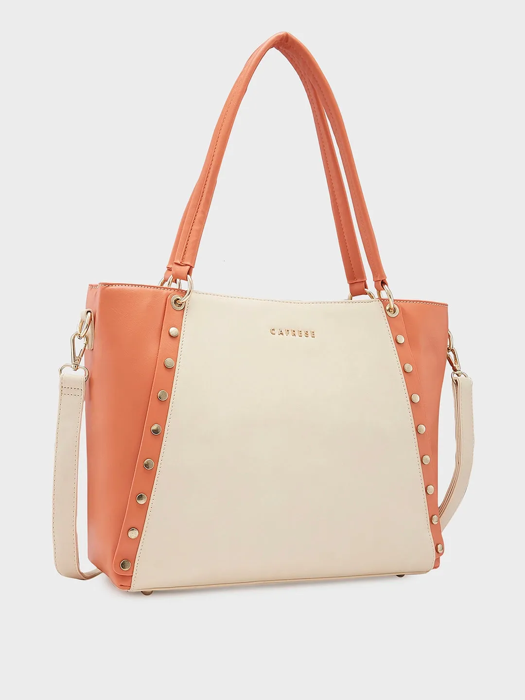 Caprese Shelby Laptop Tote Large Beige