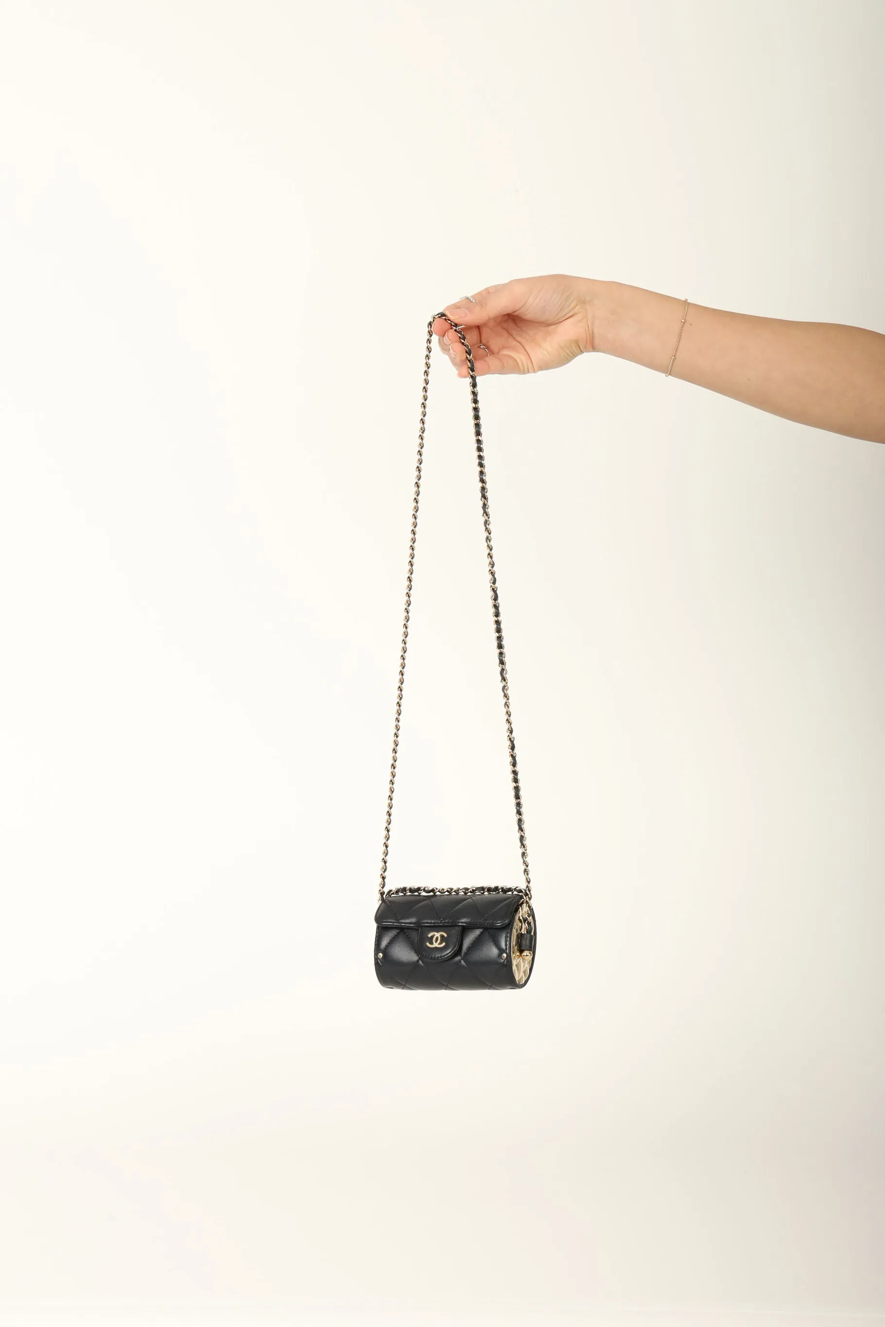 Chanel 2021 Lambskin Chain Minaudière