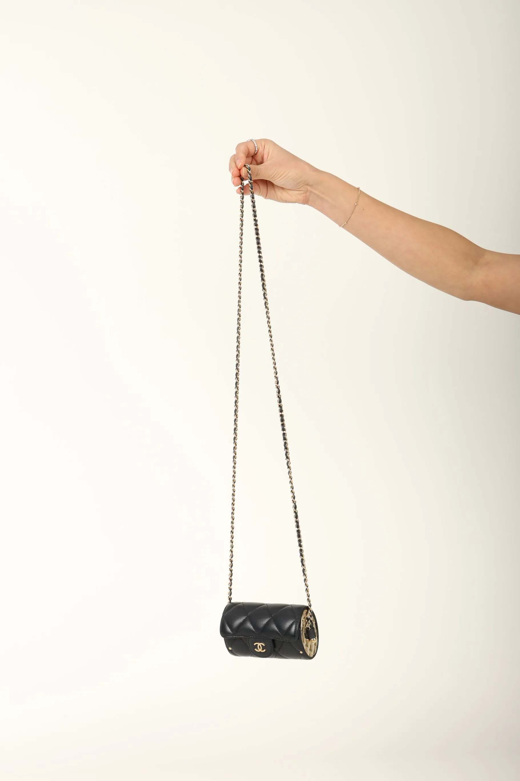 Chanel 2021 Lambskin Chain Minaudière