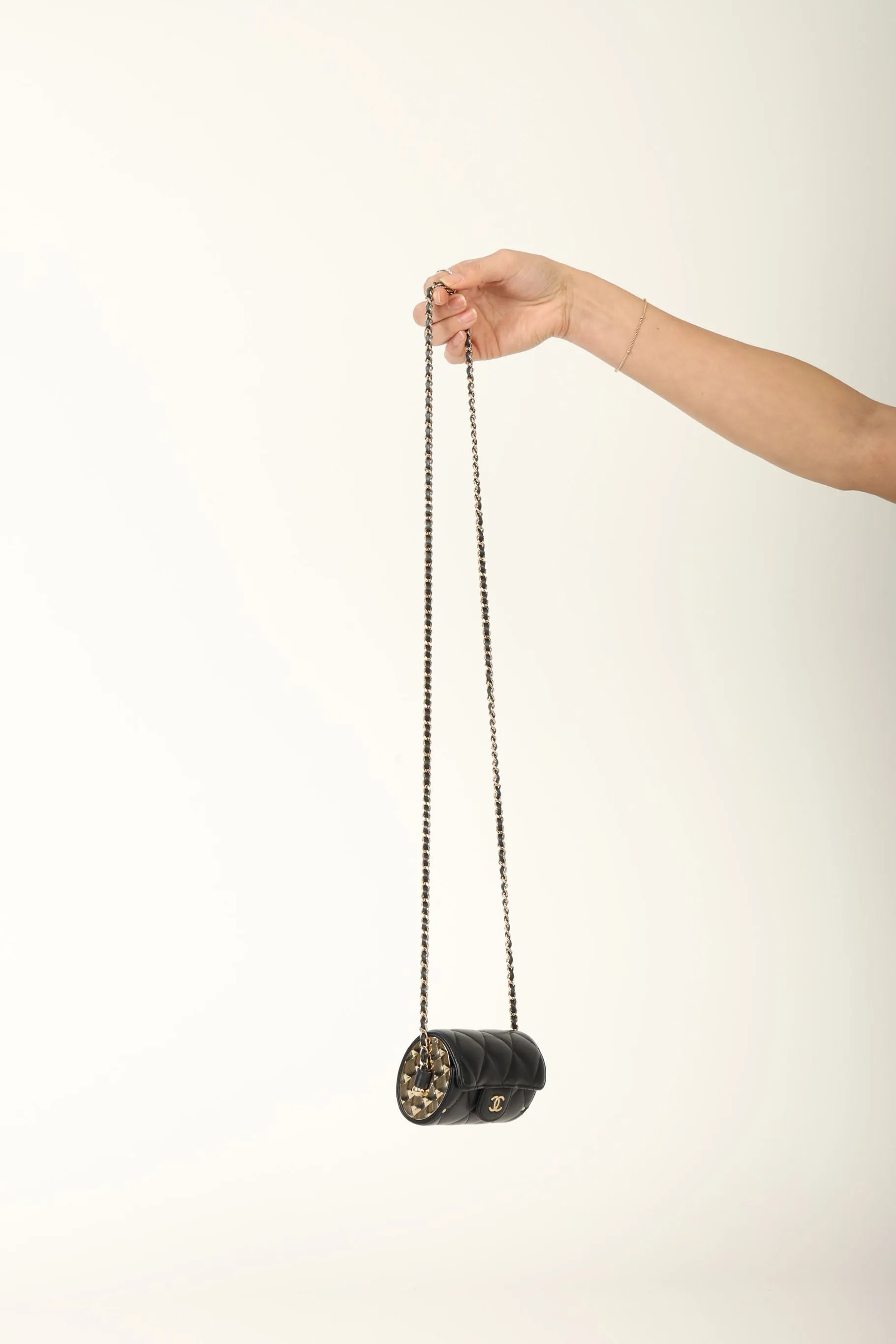 Chanel 2021 Lambskin Chain Minaudière