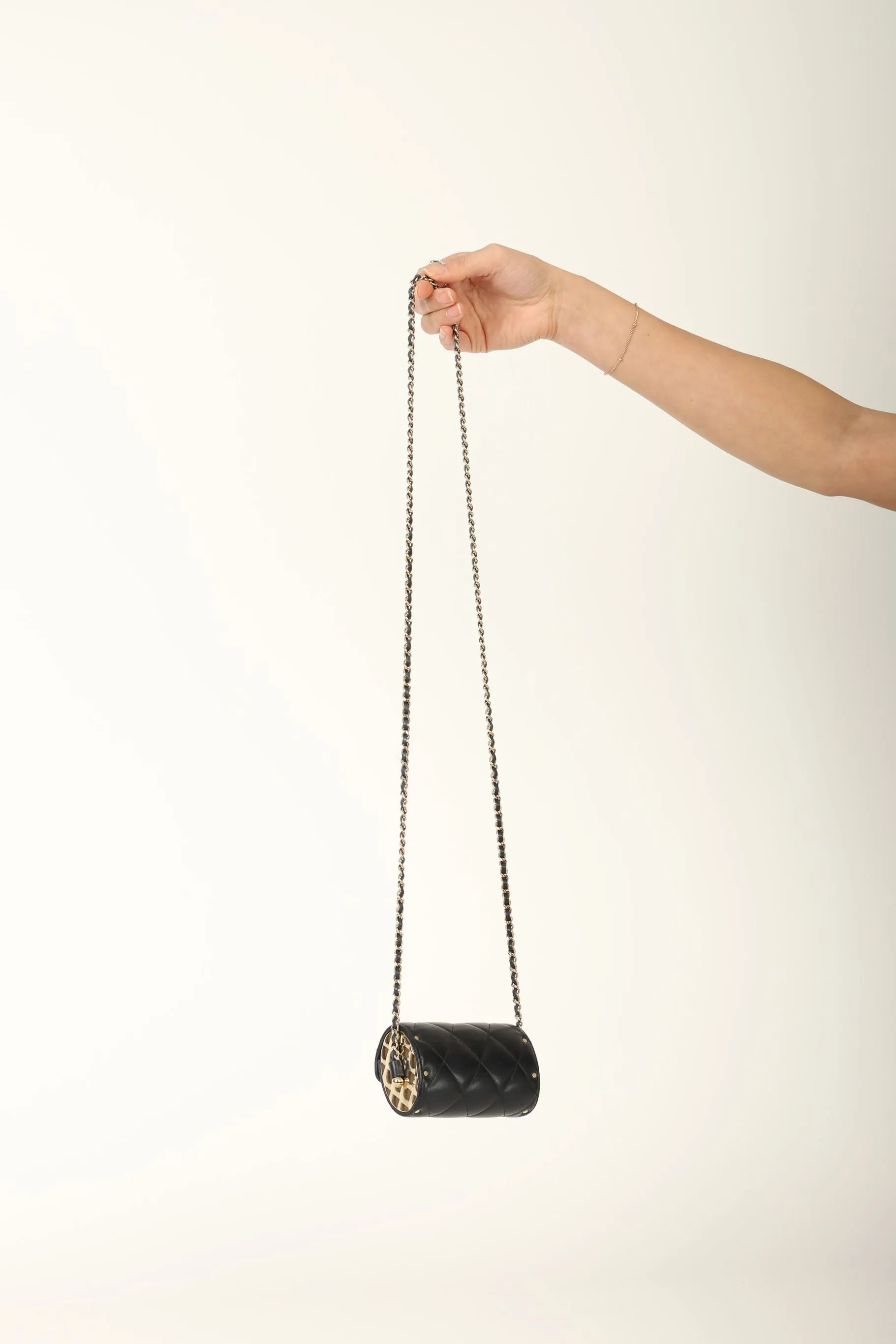 Chanel 2021 Lambskin Chain Minaudière