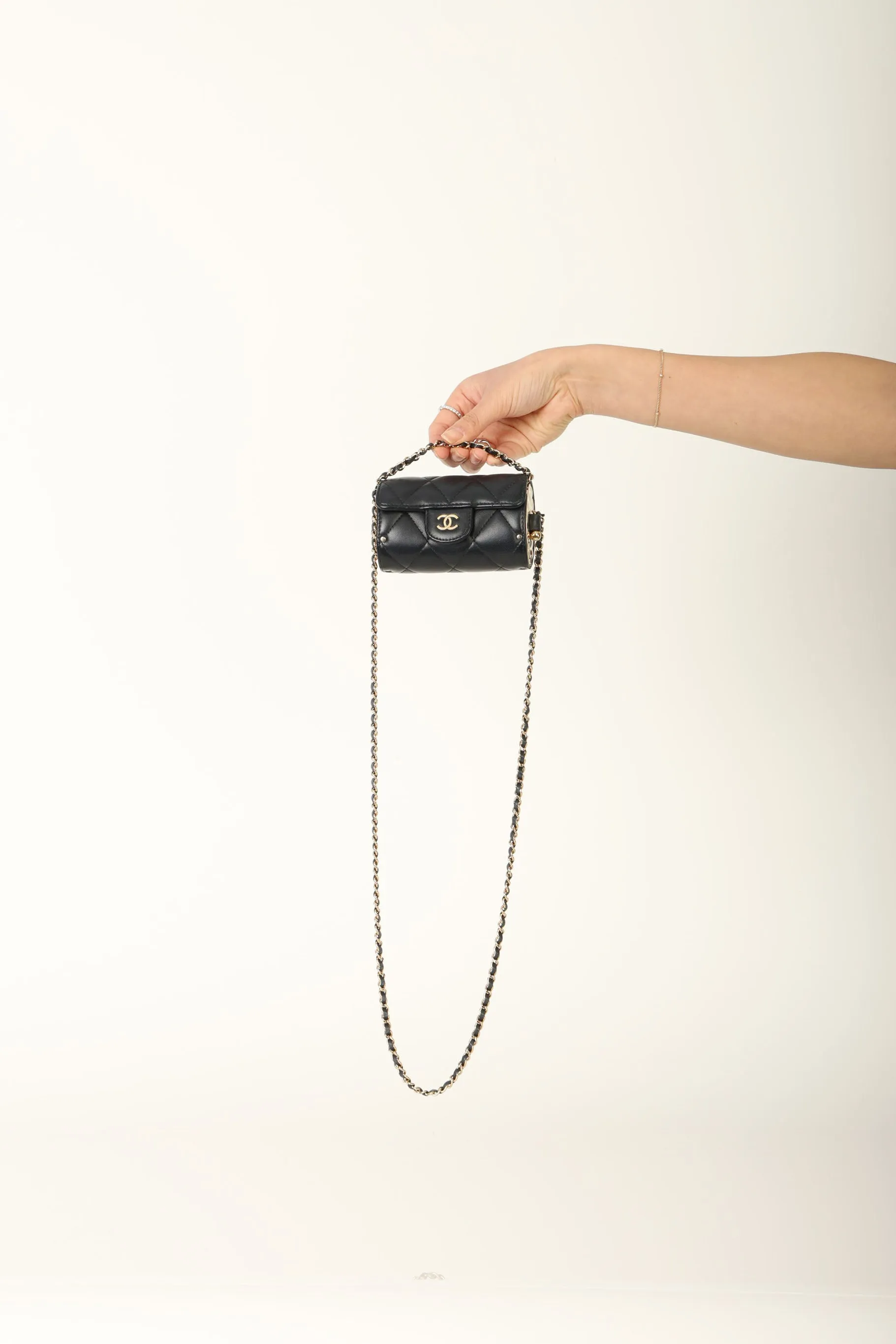Chanel 2021 Lambskin Chain Minaudière