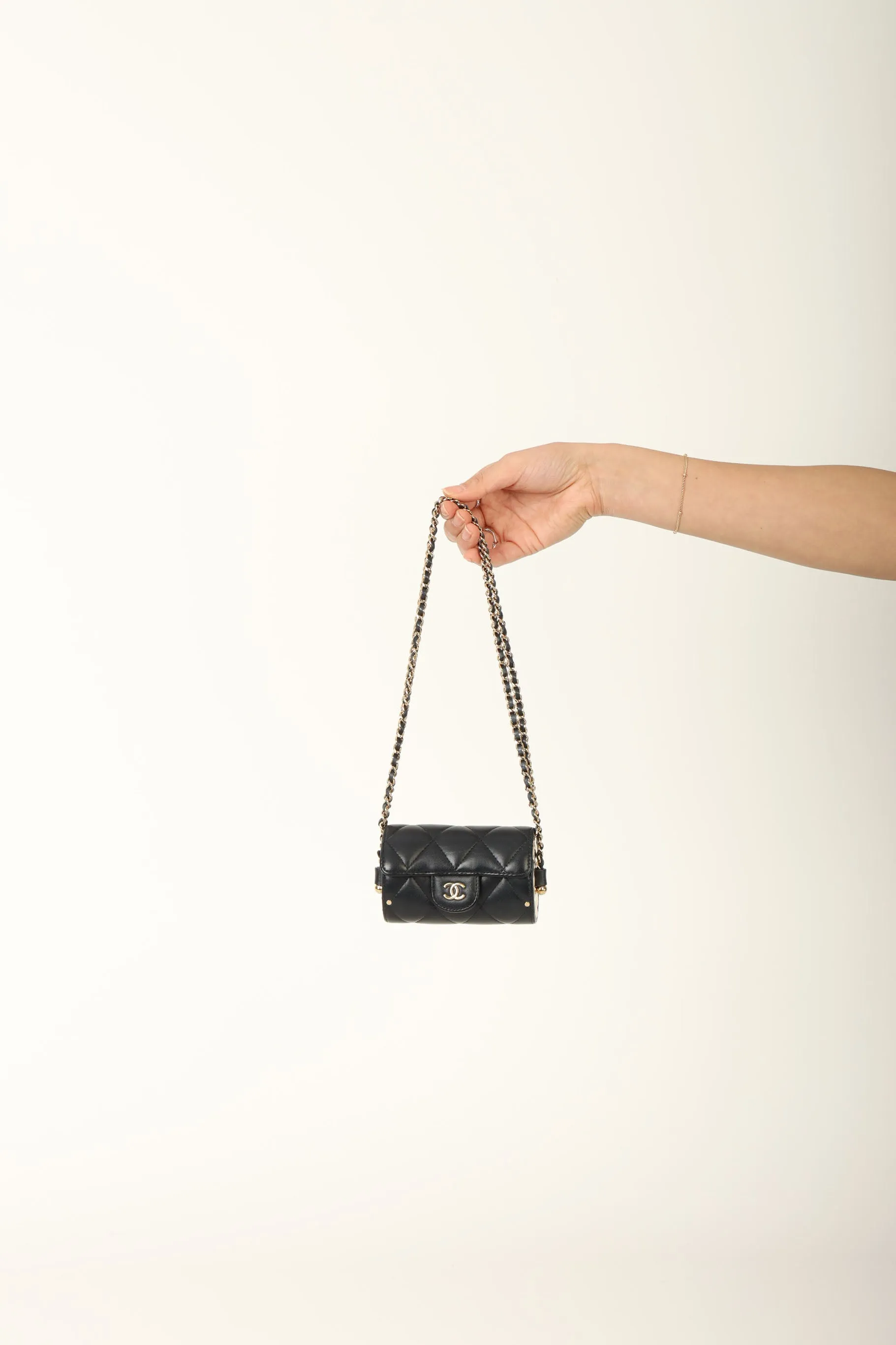 Chanel 2021 Lambskin Chain Minaudière