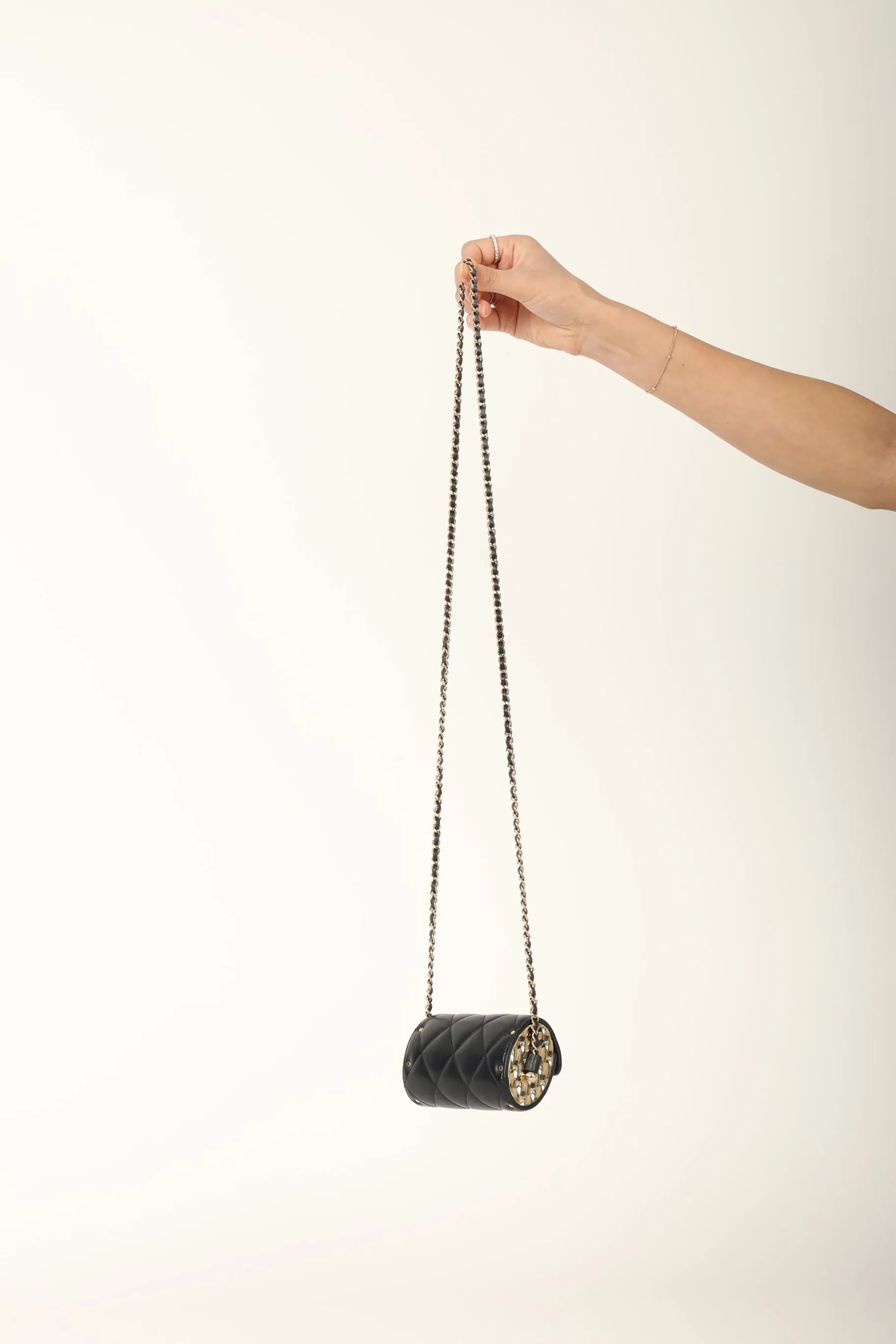 Chanel 2021 Lambskin Chain Minaudière