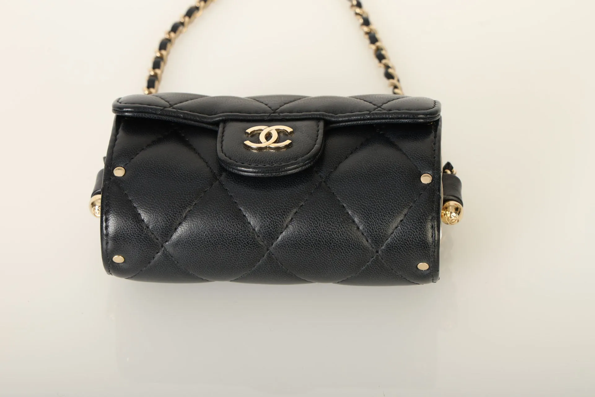 Chanel 2021 Lambskin Chain Minaudière