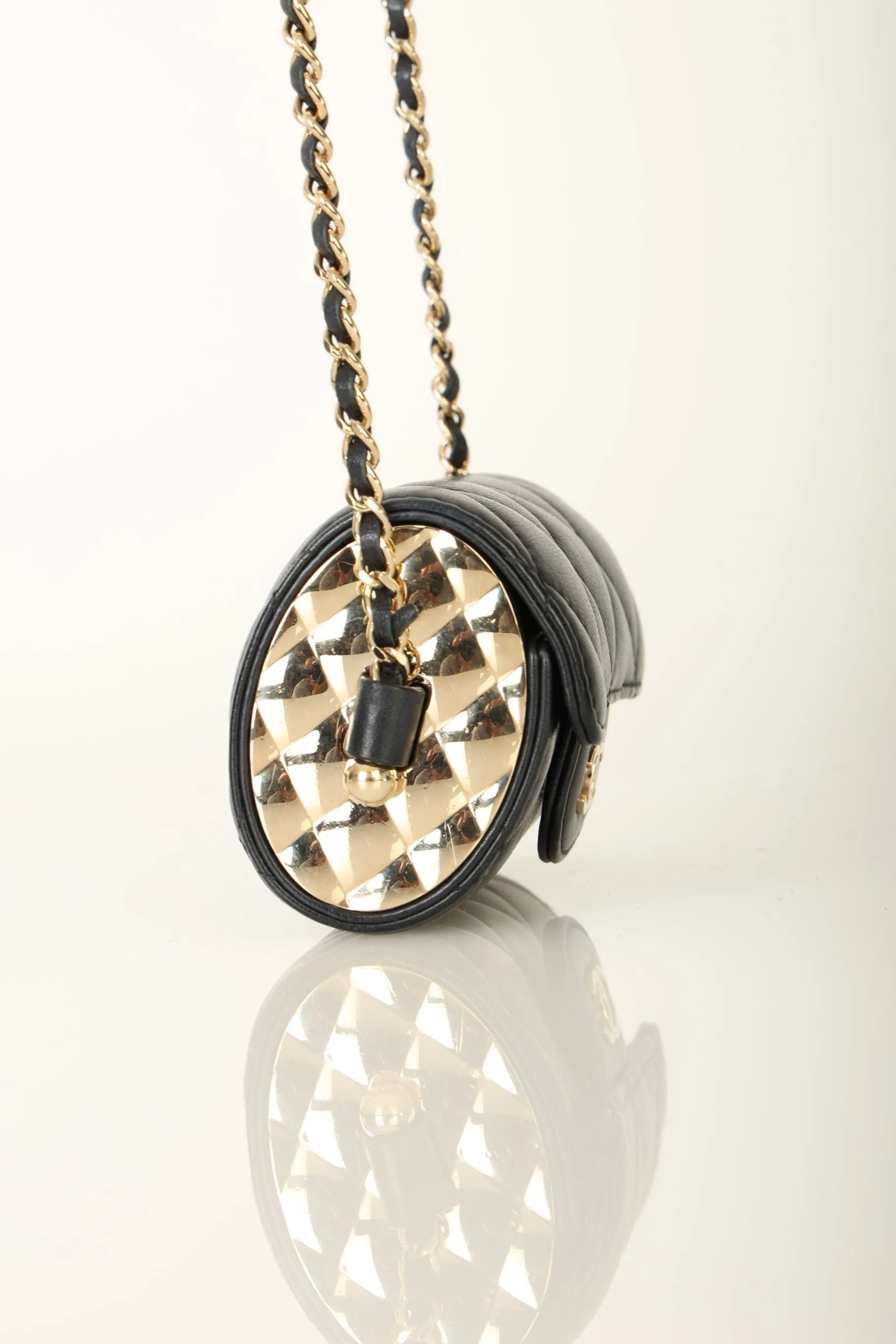 Chanel 2021 Lambskin Chain Minaudière