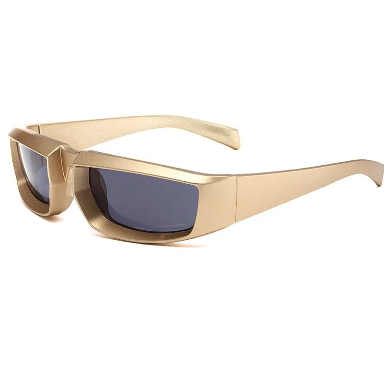 Convex Frame Retro Funky Sunglasses