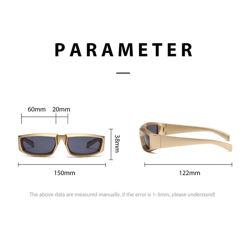 Convex Frame Retro Funky Sunglasses