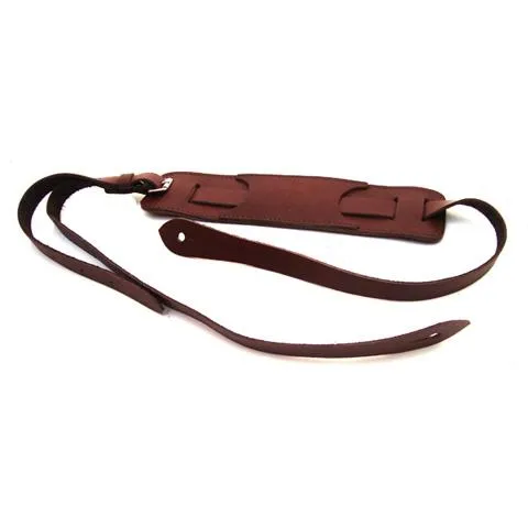 DSL Guitar Strap Leather Tan Vintage Style VS20