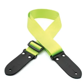 DSL Guitar Strap Seat Belt Webbing - Lime Strap