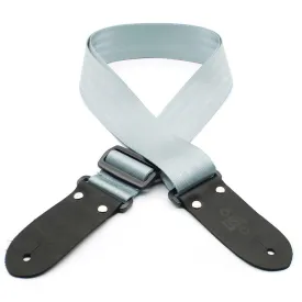 DSL Guitar Strap Seat Belt Webbing - Silver Strap