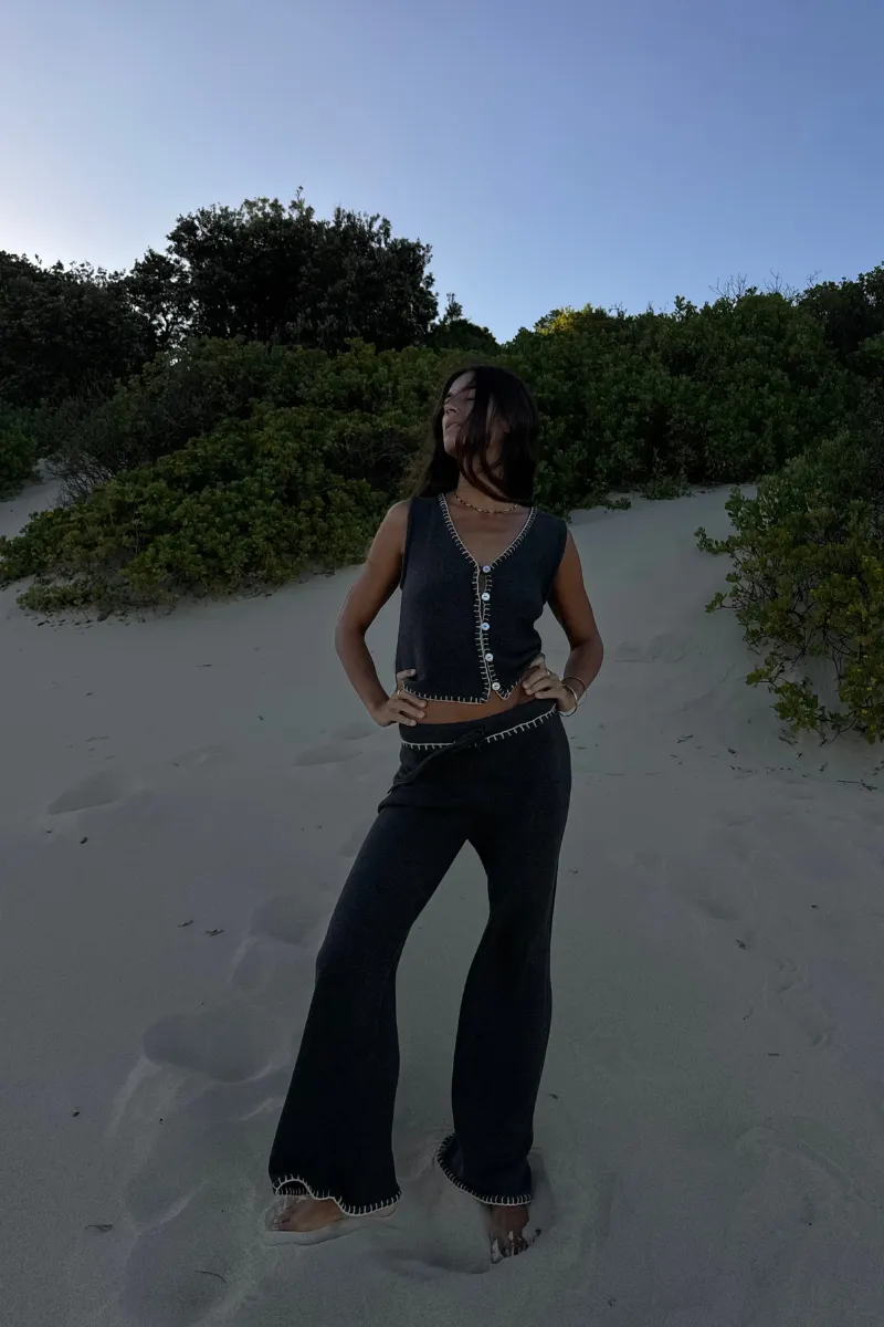 EARTH DAYS PANTS - CHARCOAL