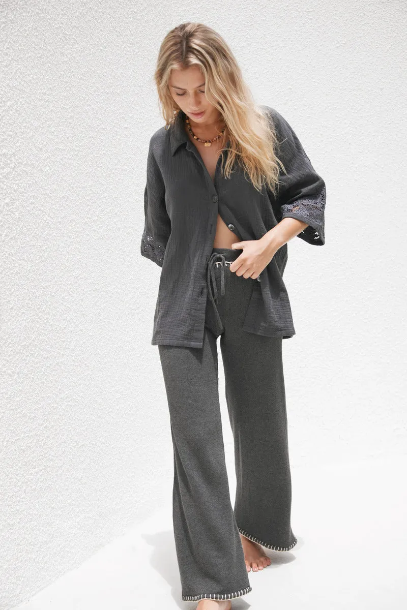 EARTH DAYS PANTS - CHARCOAL