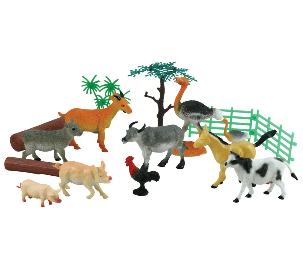 Farm Animal Explorer Backpack Playset