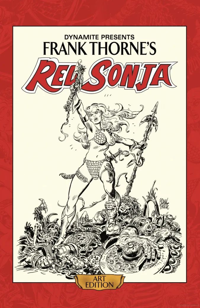 Frank Thorne's Red Sonja Art Edition HC Vol 01 Signed by Frank Thorne (Limited 300)