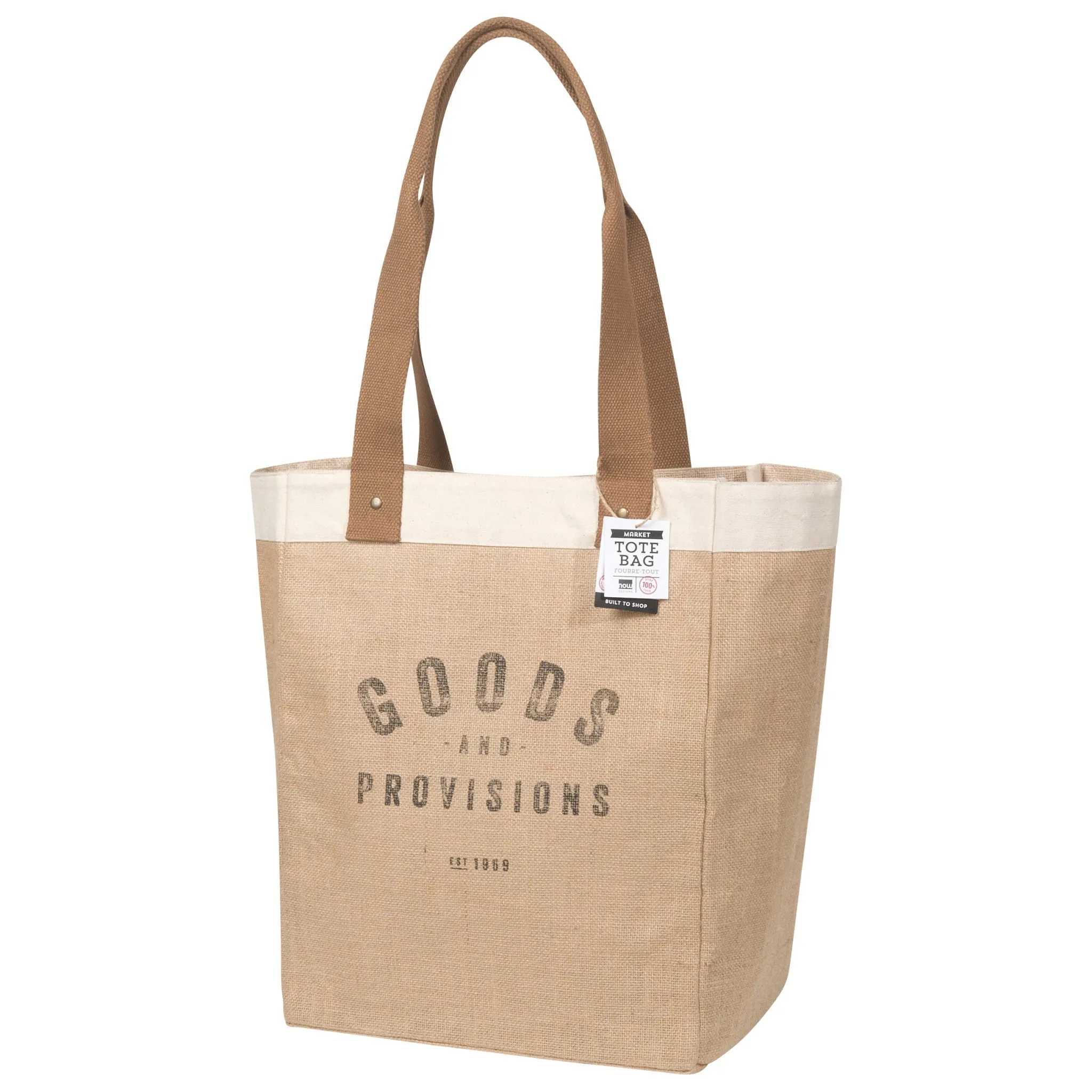 Goods And Provisions Shopping Tote Laminated Lining