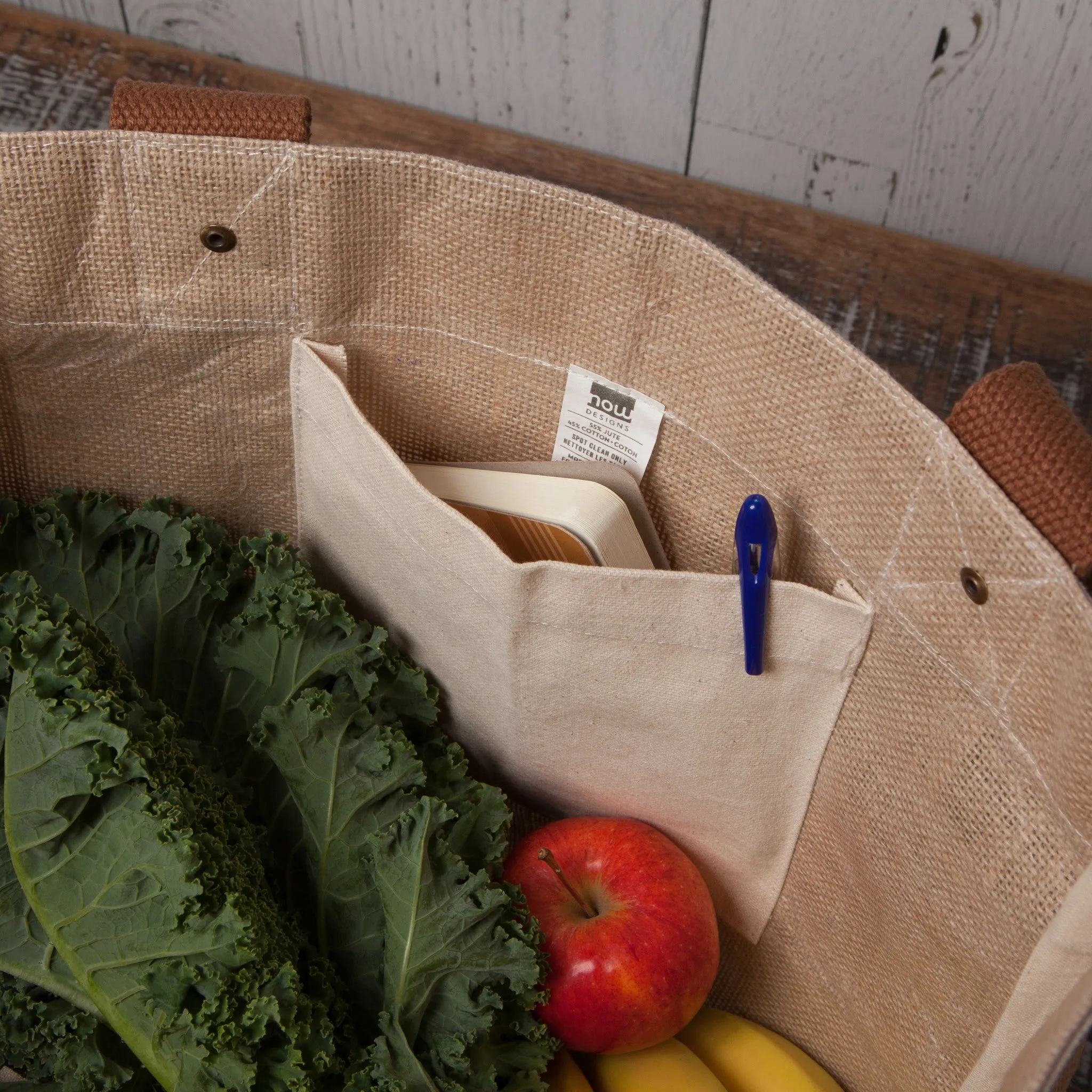 Goods And Provisions Shopping Tote Laminated Lining