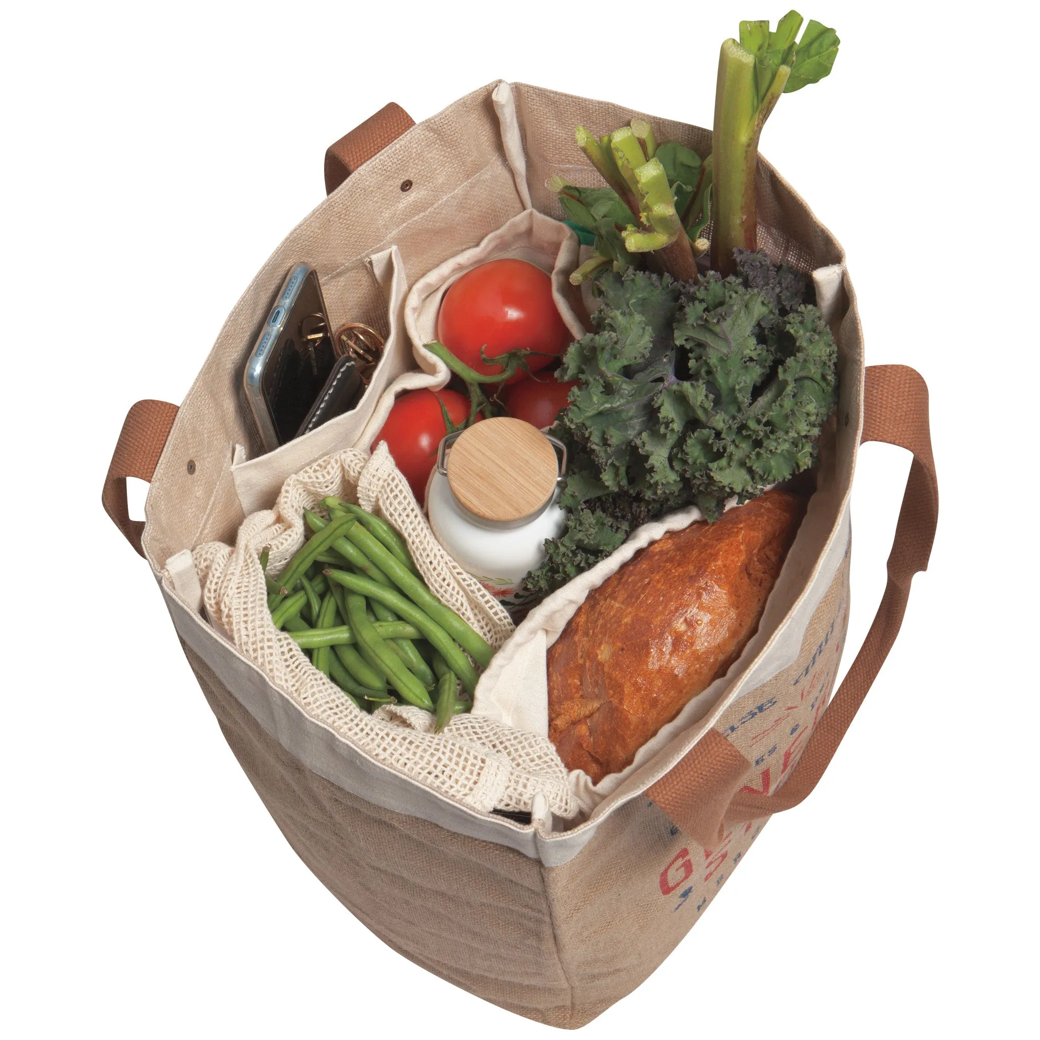 Goods And Provisions Shopping Tote Laminated Lining