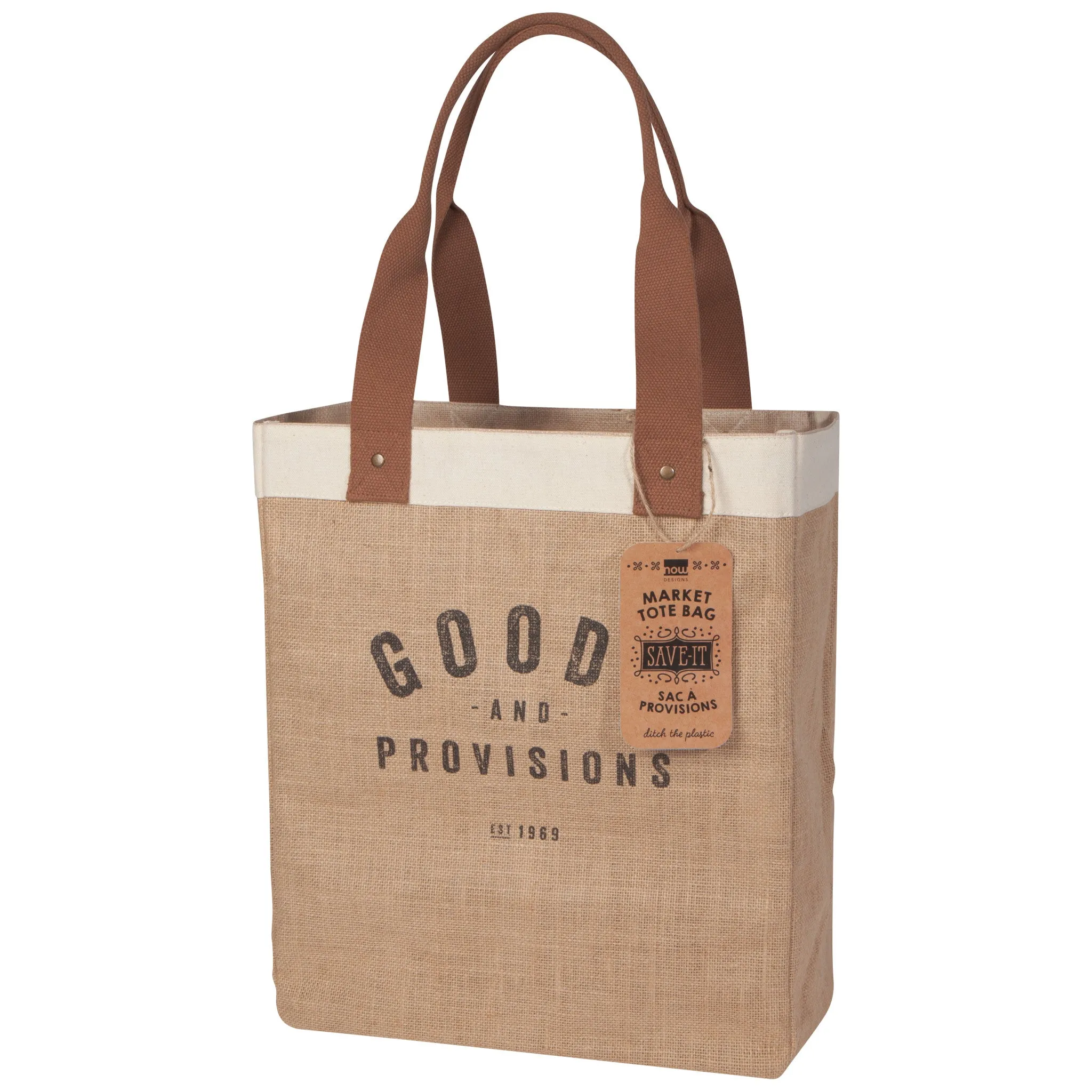 Goods And Provisions Shopping Tote Laminated Lining