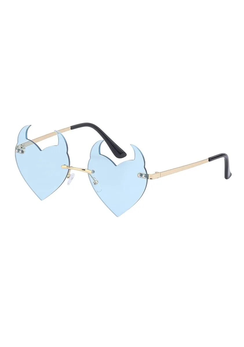Halloween Devil Hearts Funky Sunglasses