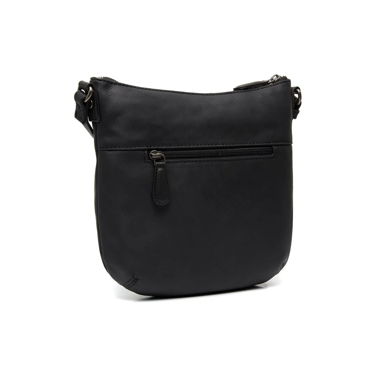 Leather Shoulder Bag Black Redding