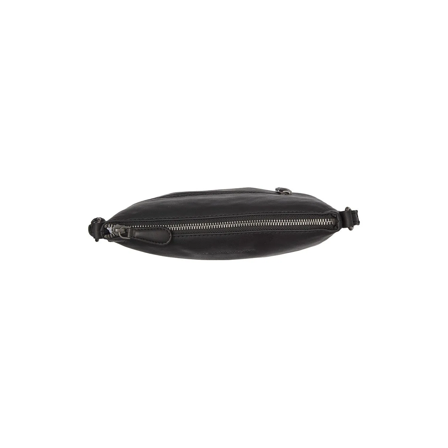 Leather Shoulder Bag Black Redding
