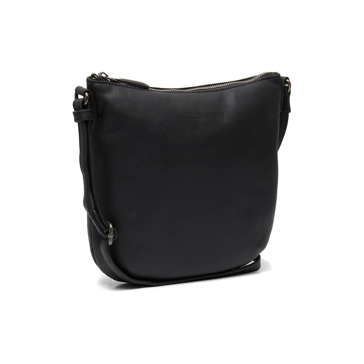 Leather Shoulder Bag Black Redding