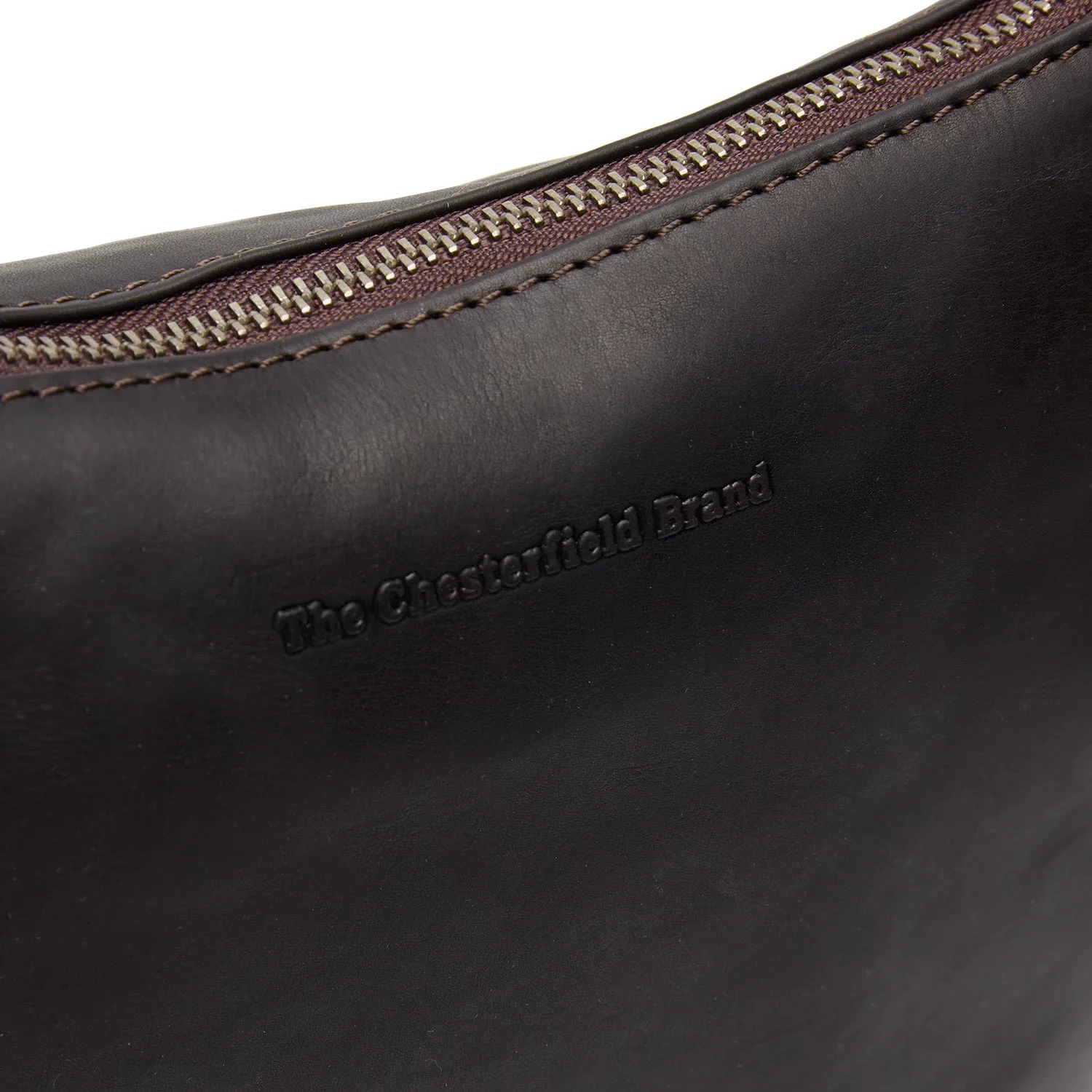 Leather Shoulder Bag Brown Redding