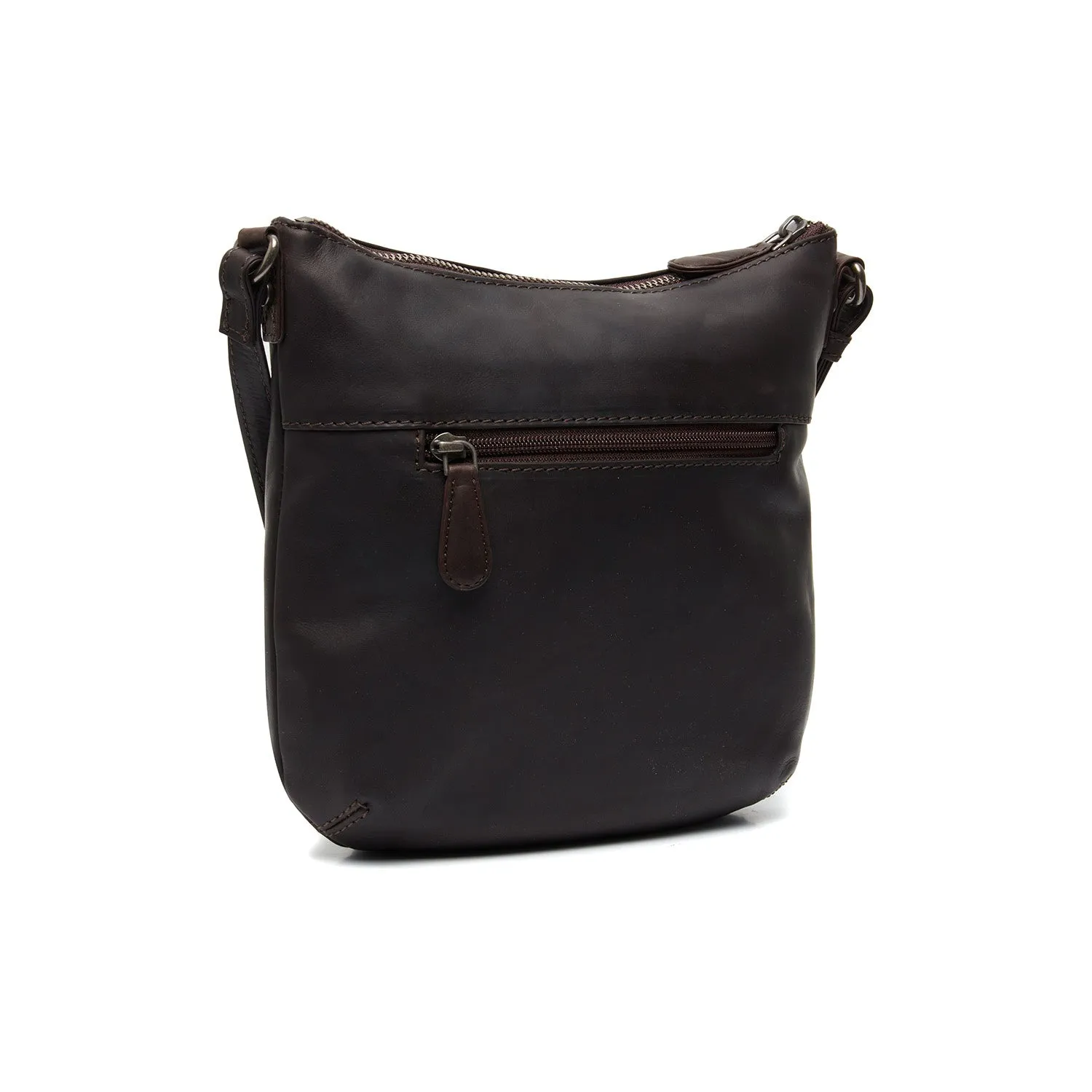 Leather Shoulder Bag Brown Redding