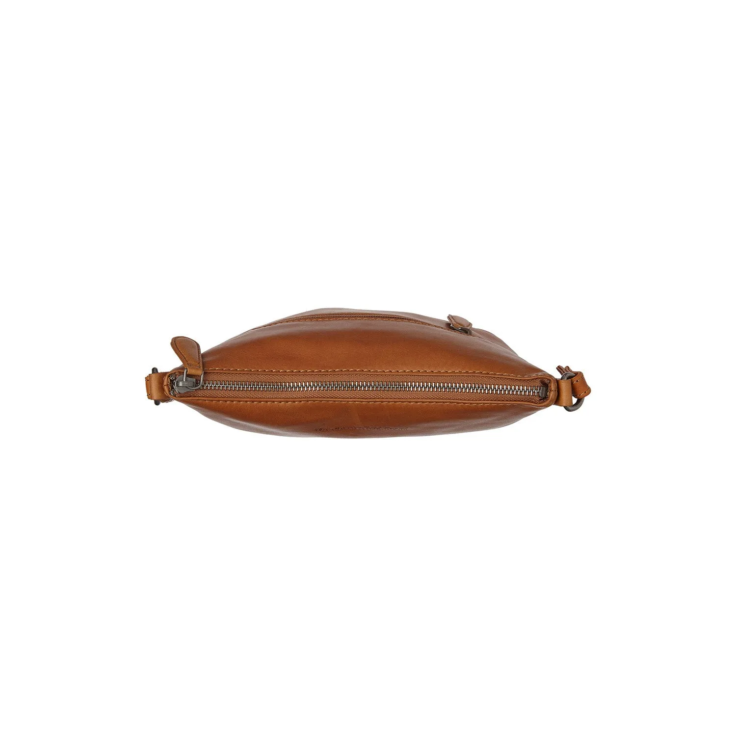 Leather Shoulder Bag Cognac Redding