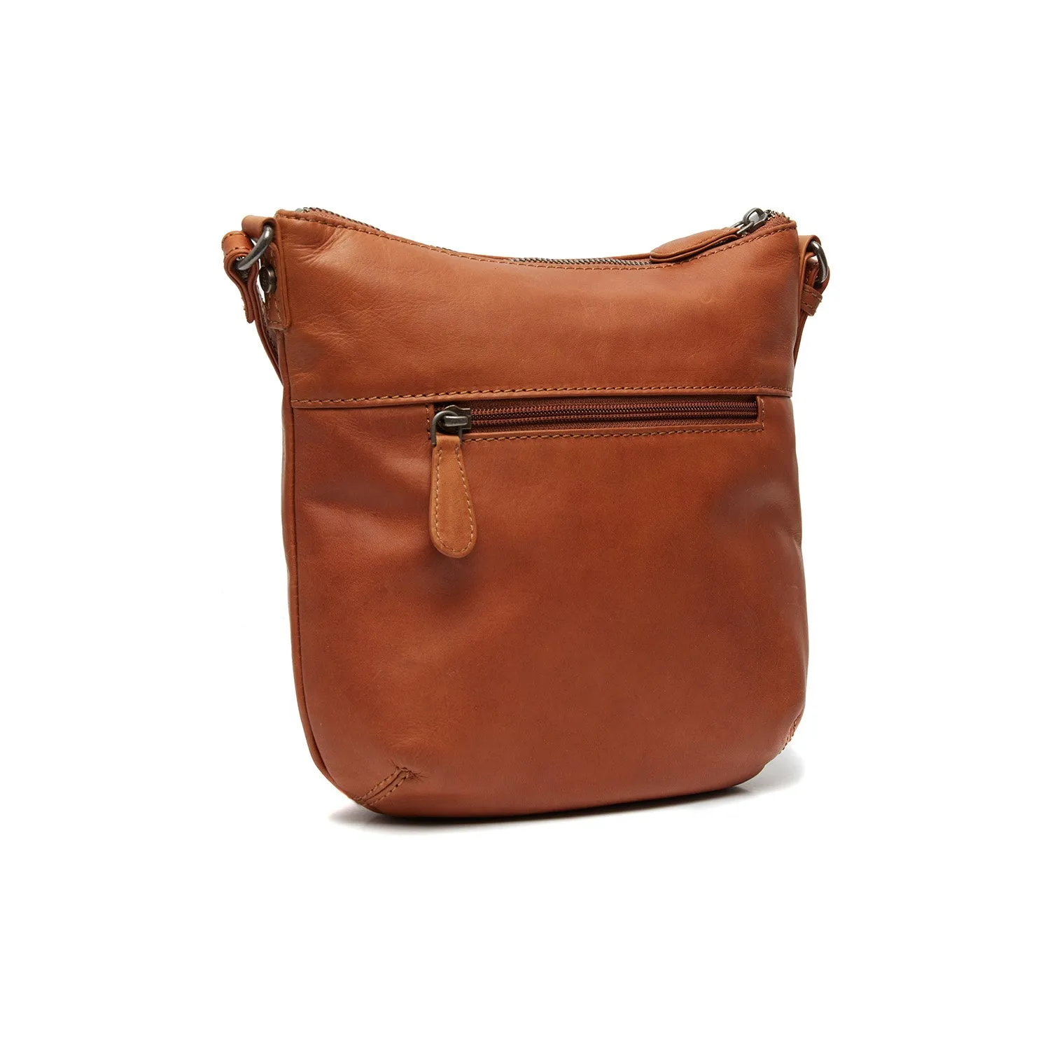 Leather Shoulder Bag Cognac Redding