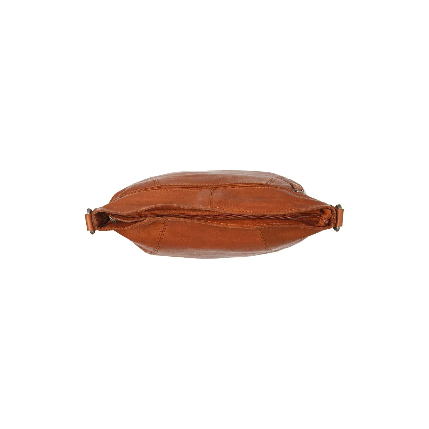 Leather Shoulder Bag Cognac Sintra