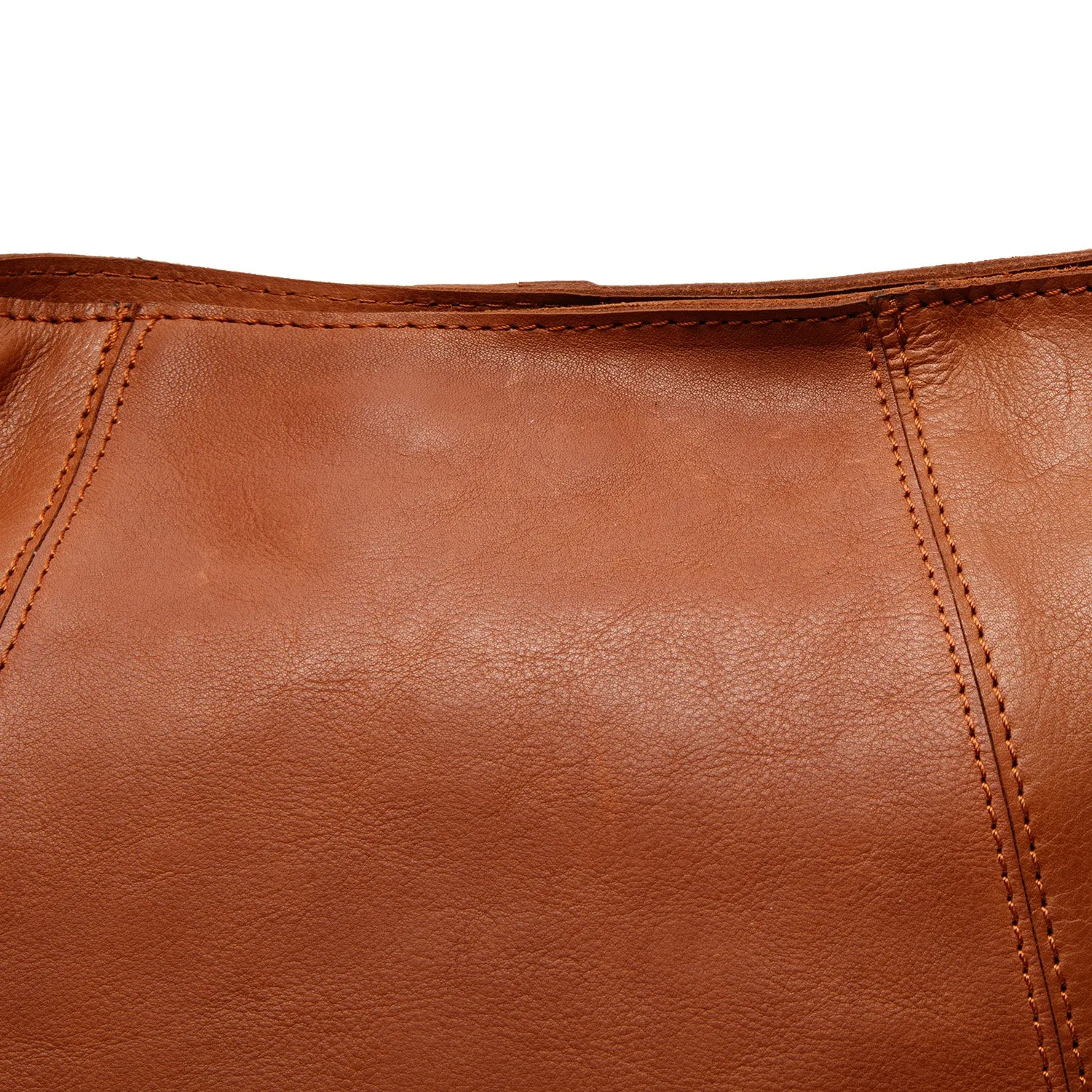 Leather Shoulder Bag Cognac Sintra