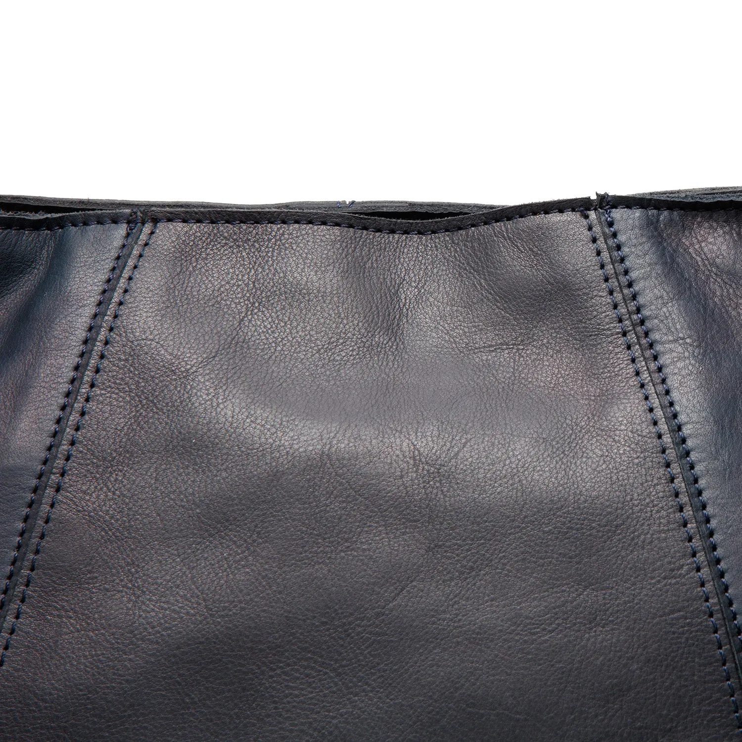 Leather Shoulder Bag Navy Sintra