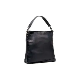 Leather Shoulder Bag Navy Sintra
