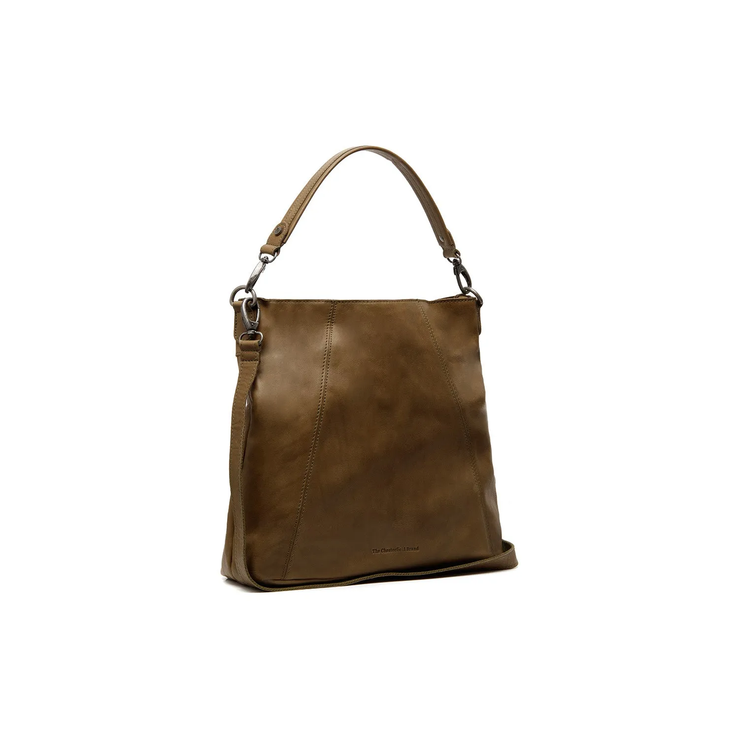Leather Shoulder Bag Olive Green Sintra