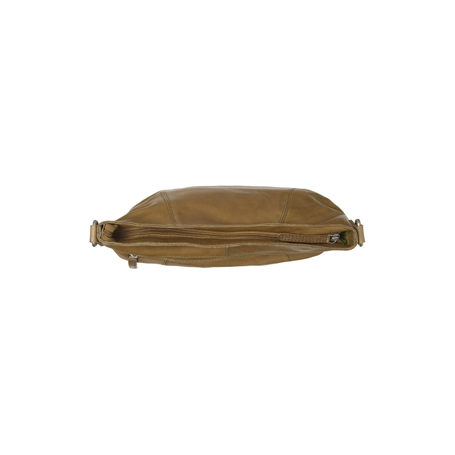 Leather Shoulder Bag Olive Green Sintra