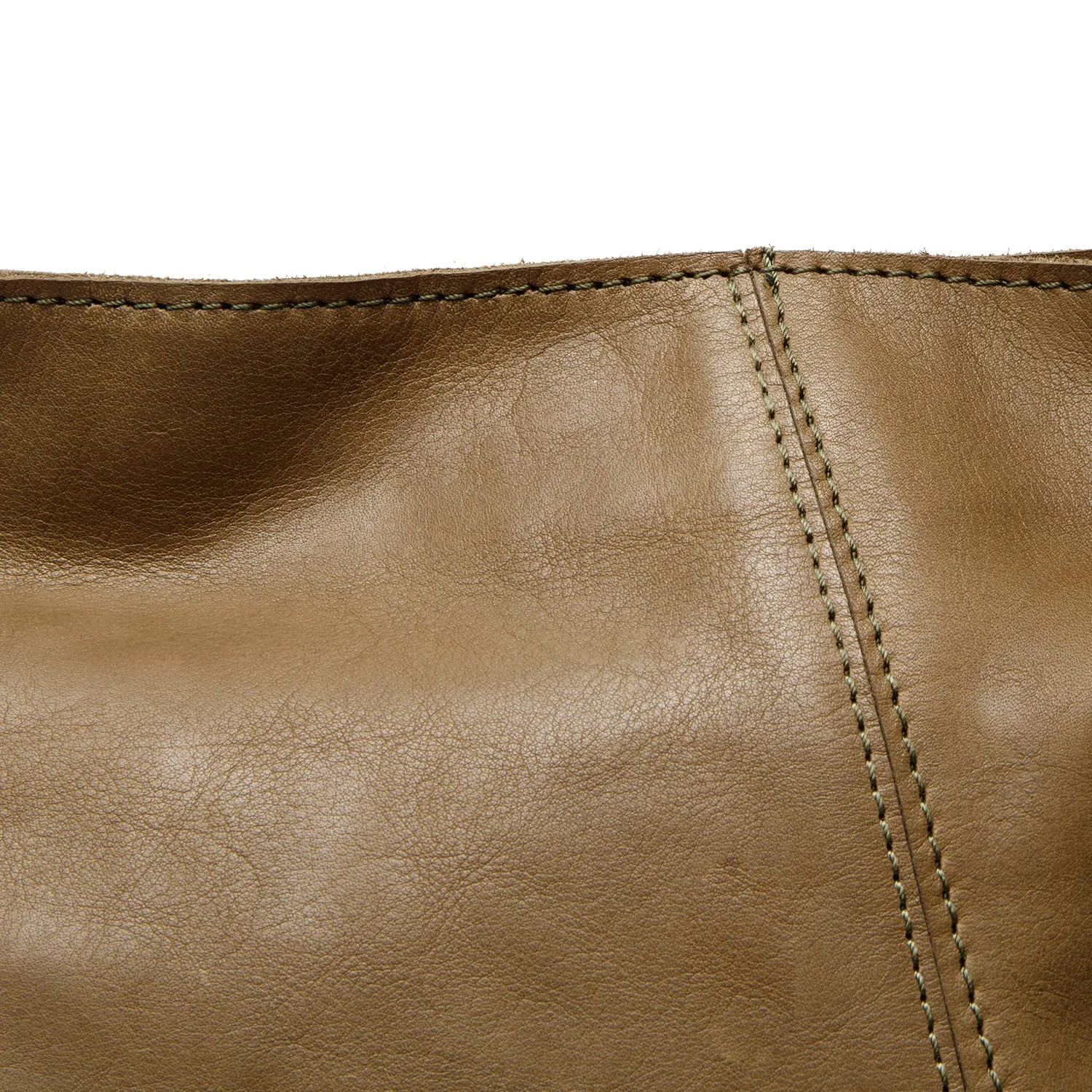 Leather Shoulder Bag Olive Green Sintra