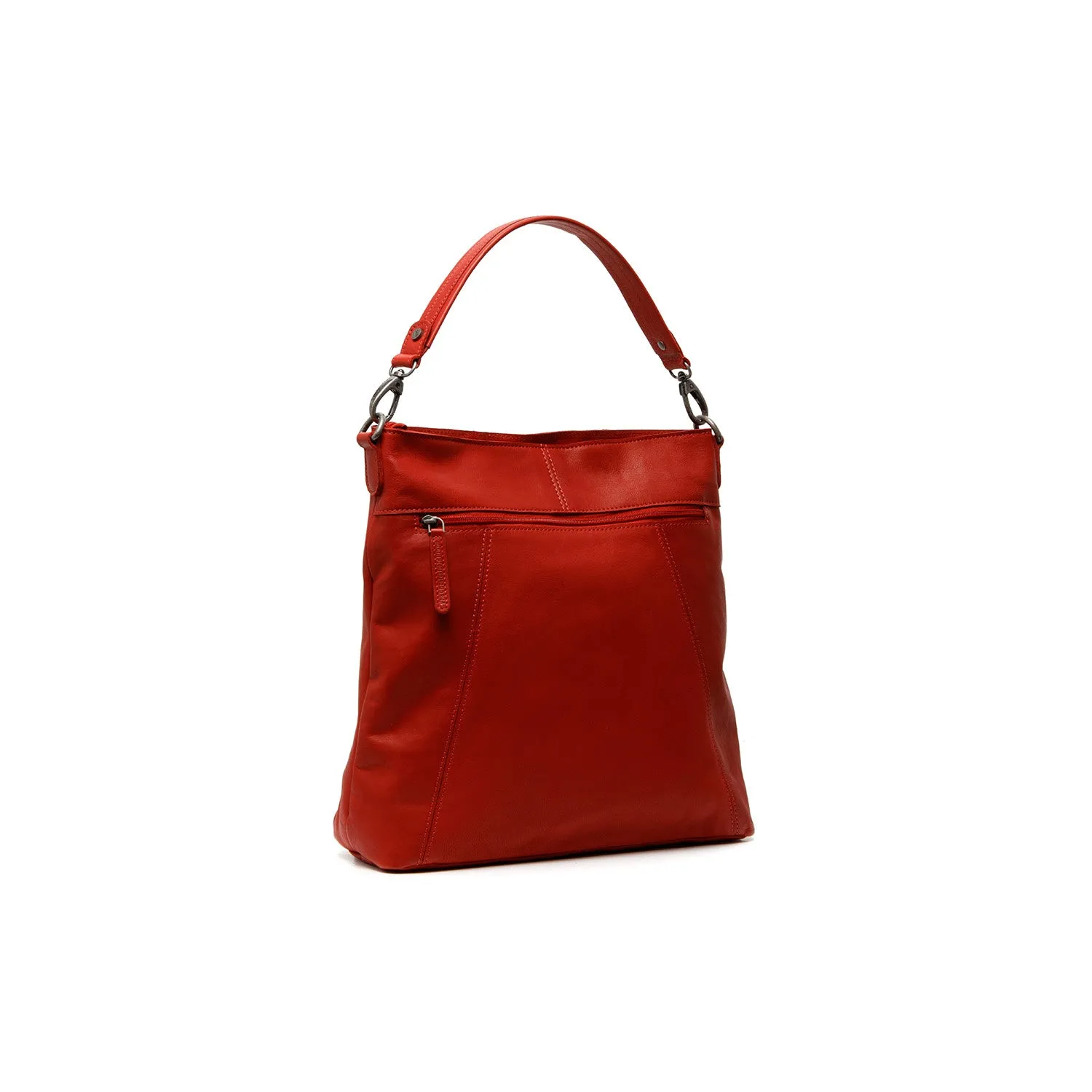 Leather Shoulder Bag  Red Sintra