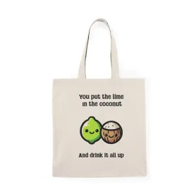 Lime in the coconut Tote Bag