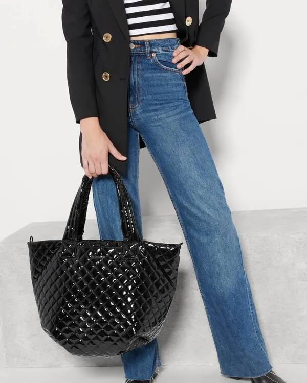 Metro Tote Deluxe Medium Black Lacquer II