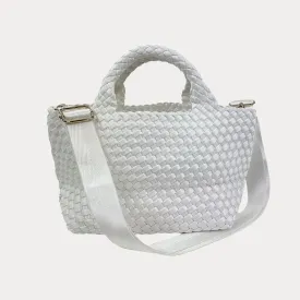 Molly Woven Satin Tote