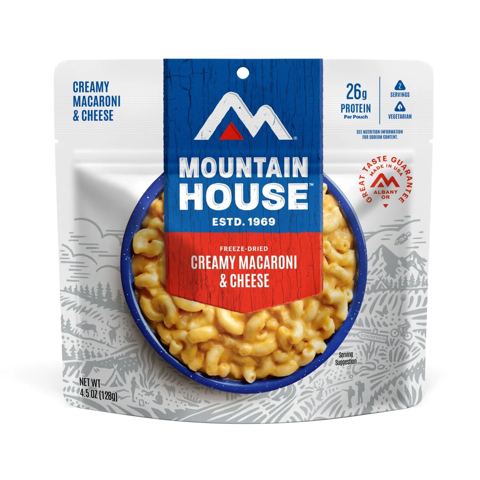 Mountain House Creamy Mac & Cheese (6-Pack) | Easy Camping Food & Emergency Meals